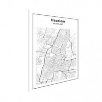 Stadskaart Haarlem - Poster 40x30