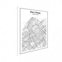 Stadskaart Den Haag - Poster 60x40
