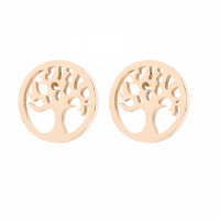 Boom oorbellen - Goudkleurig