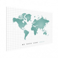 Wereldkaart We Need Some Green - Poster 160x80