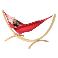 Hangmat Set Single Wood & Dream Rood