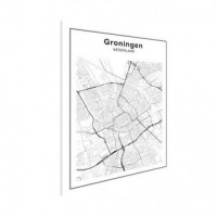 Stadskaart Groningen - Poster 40x30