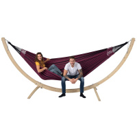 Hangmat Set Family Wood & Zwart Edition Rose