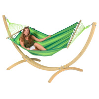 Hangmat Set Single Wood & Relax Groen