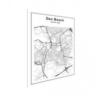 Stadskaart Den Bosch - Poster 40x30
