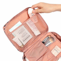 Roze Luipaard Toilettas