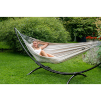 Hangmat Set Double Arc & Comfort Smoke