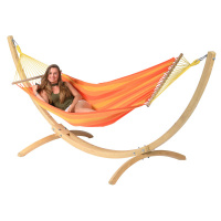 Hangmat Set Single Wood & Relax Oranje