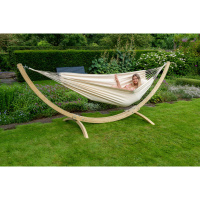 Hangmat Set Double Wood & Organic Natura