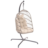 Hangstoel Set Egg Grijs