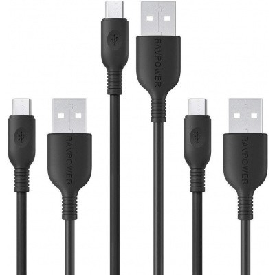 Foto van RAVPower Unity M Series Micro-USB kabelset (3 pack)