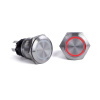 Afbeelding van Push Button Switch, Red Halo