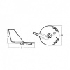 Afbeelding van Suzuki Skeg for Trim Tab DF60-DF70|Zi