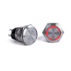 Afbeelding van Push Button Switch, Red Halo