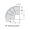 Afbeelding van Elbow 90°, EPDM 5X4In