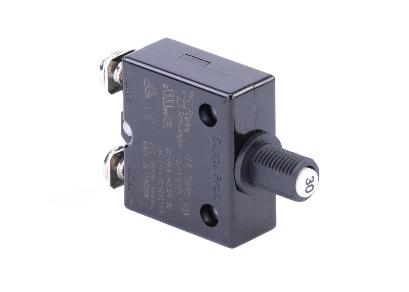 Circuit Breaker, Push Button, 30A