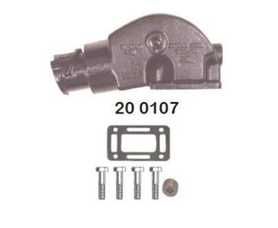 Center discharge riser -¾ Center discharge riser -¾