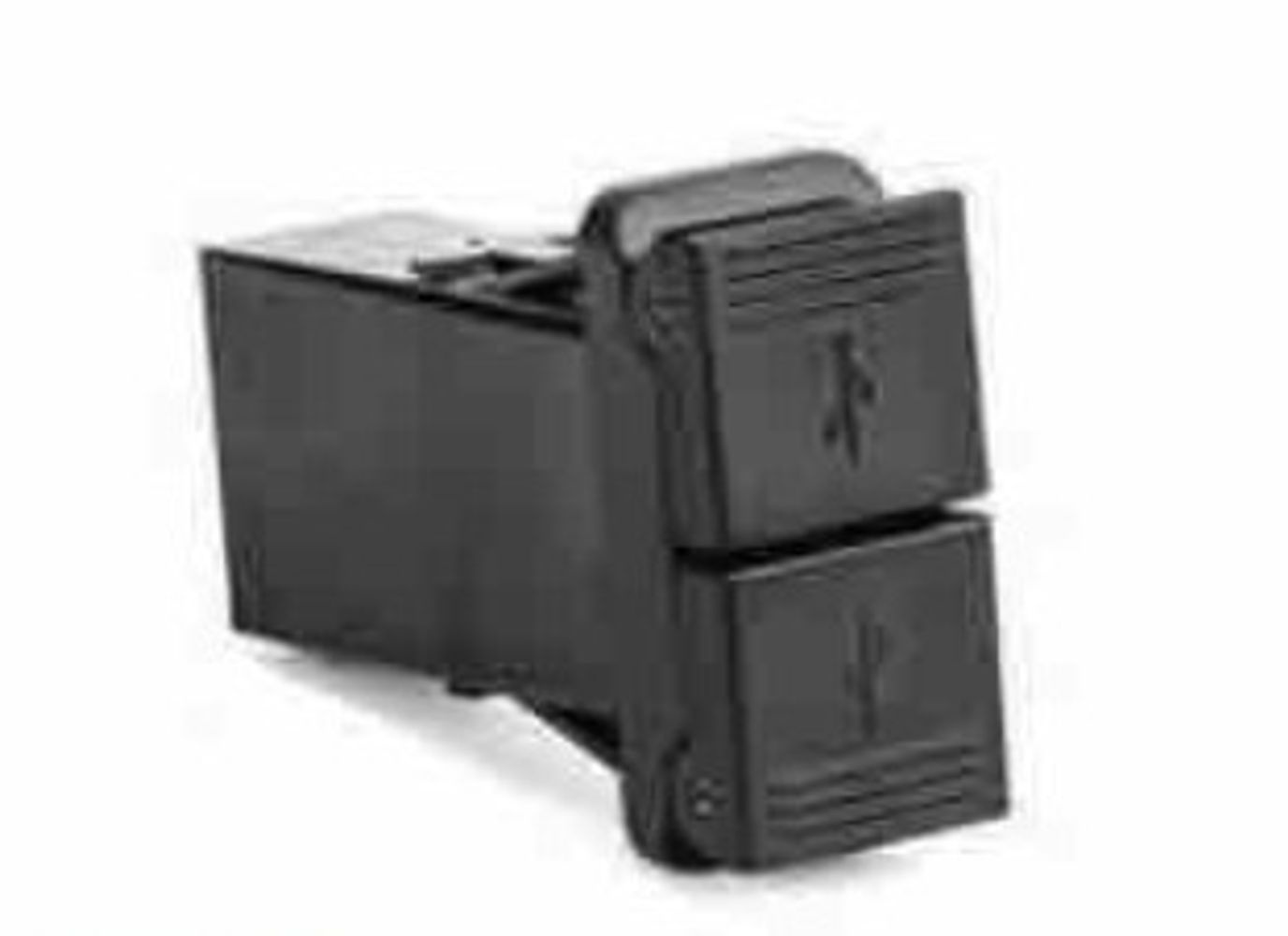 Dual Port USB 2.0 Charger, Square Door