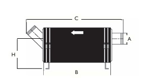 Silencer type B 89mm 15L