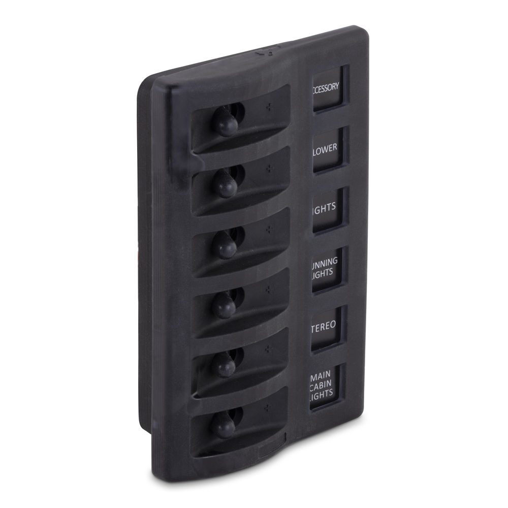 Panel, 6P Weather Resistant Toggle Switch