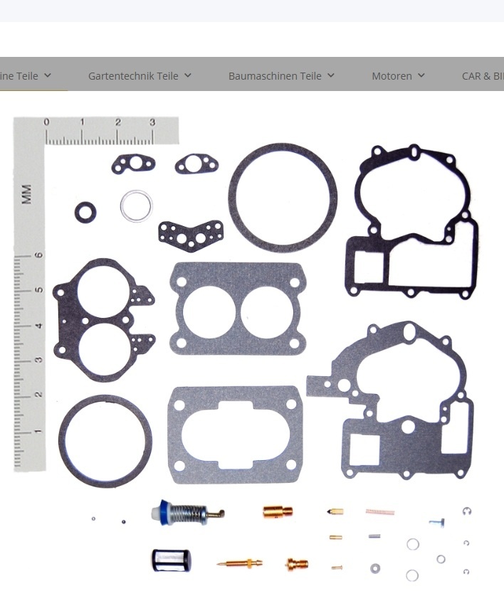 Repair kit Mercruiser carburetor 120 140 181 Repair kit Mercruiser carburetor 120 140 181