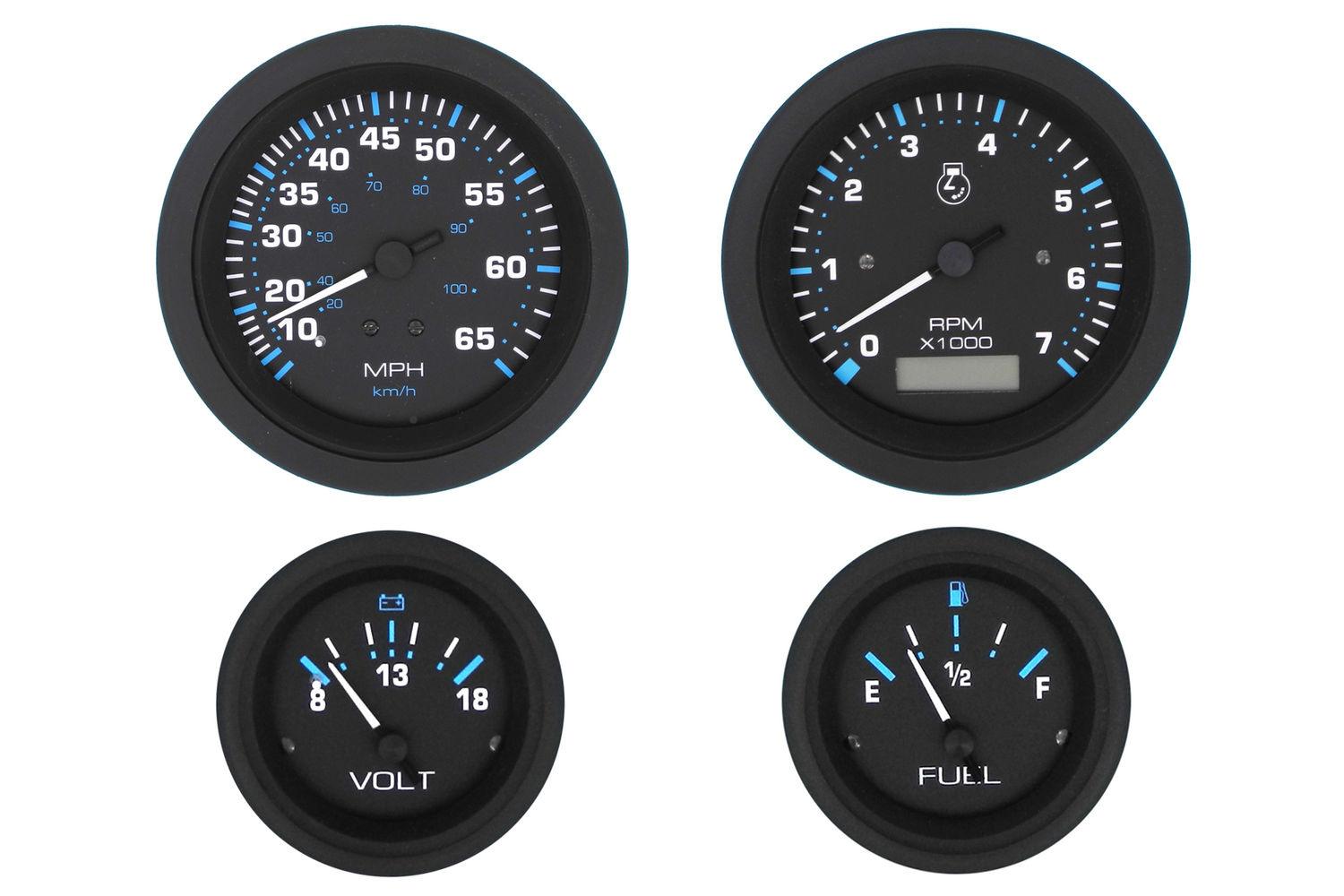 4 Gauge Set, Eclipse - Tach/Hr