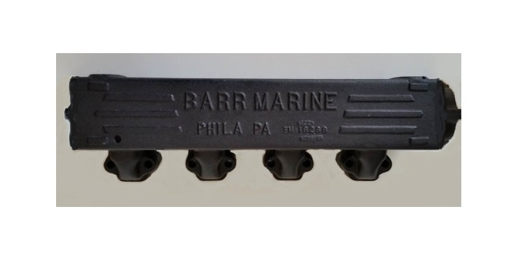 Inboard SmallBlock V8 Starboard Exhaust Manifold Inboard SmallBlock V8 Starboard Exhaust Manifold