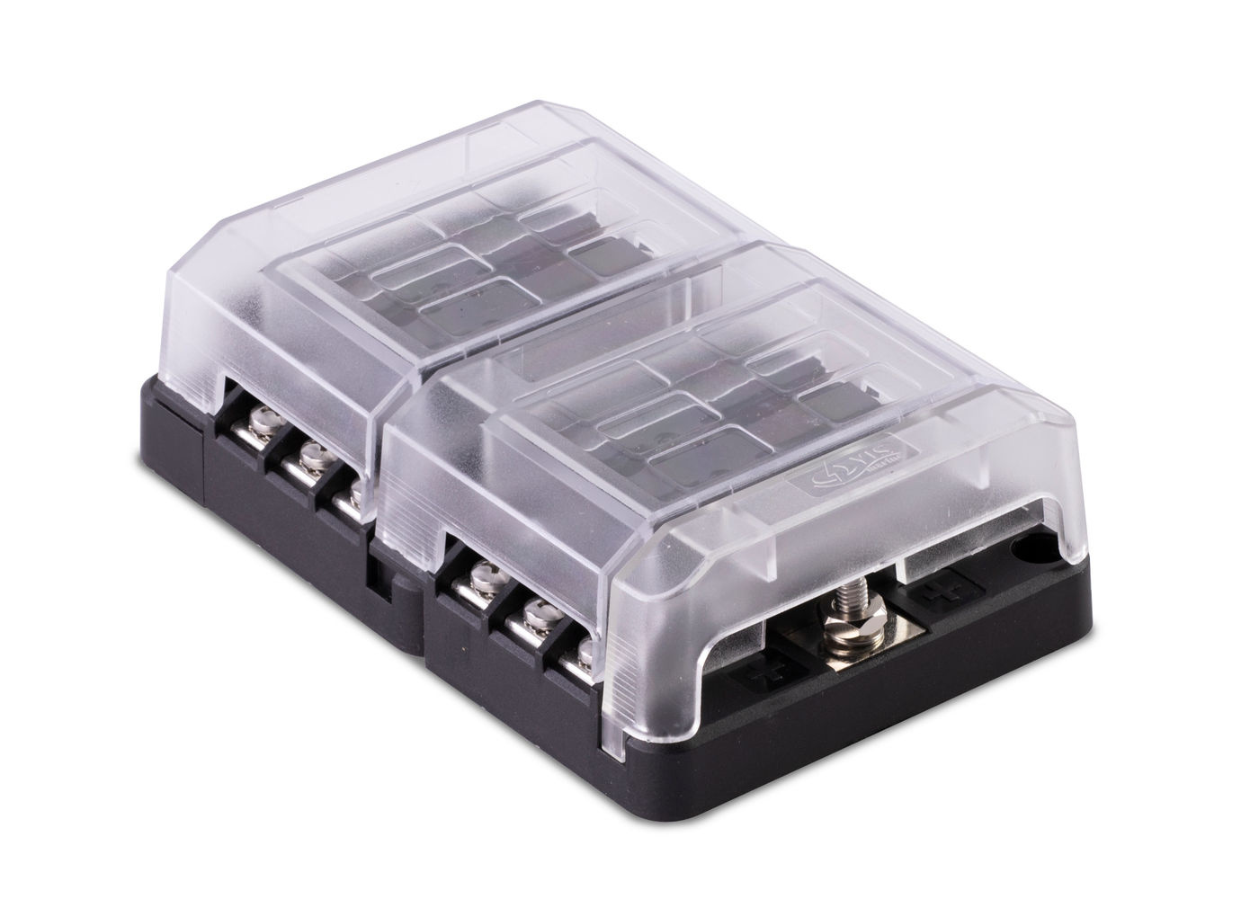 408 Series Fuse Block, 12 Gang w/ Cover