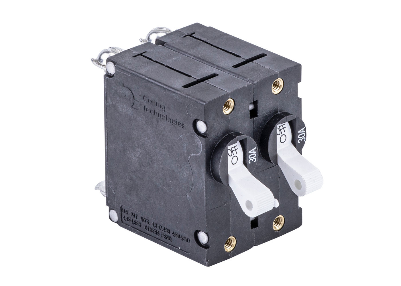 Circuit Breaker, White Toggle, Double Pole, 30A Circuit Breaker, White Toggle, Double Pole, 30A