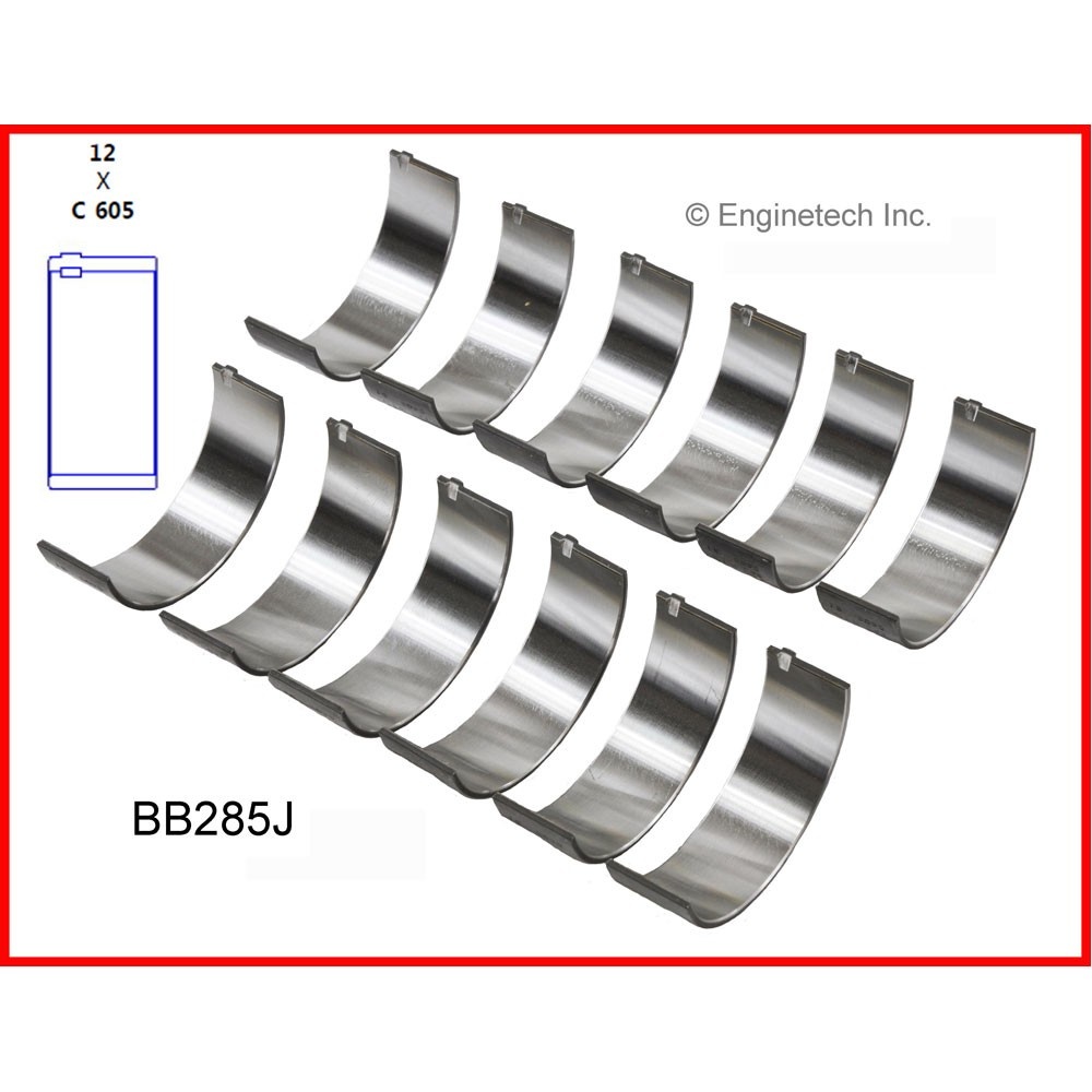 Drijfstanglager GM 173-189-207 V6 80-09 set Drijfstanglager GM 173-189-207 V6 80-09 set