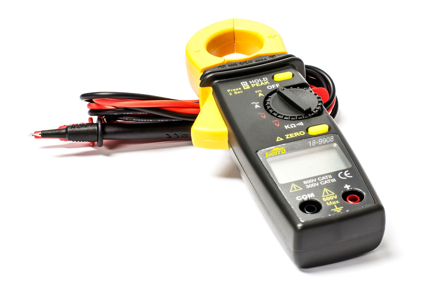 Clamp Meter, AC/DC 600A