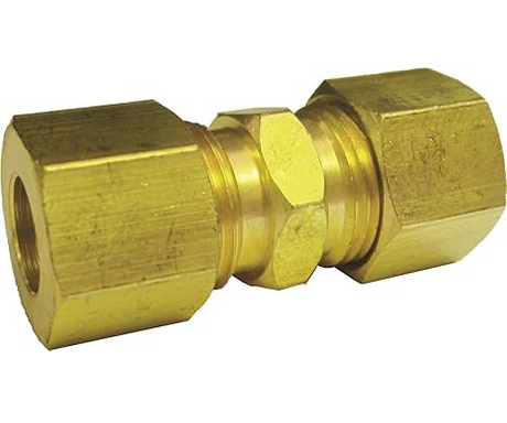 Snijringkoppeling 5/16x5/16 Recht - Messing Snijringkoppeling 5/16x5/16 Recht - Messing