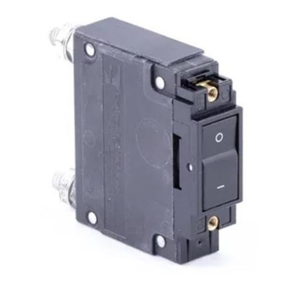 Circuit Breaker, Single Pole Flat Rocker, 90A