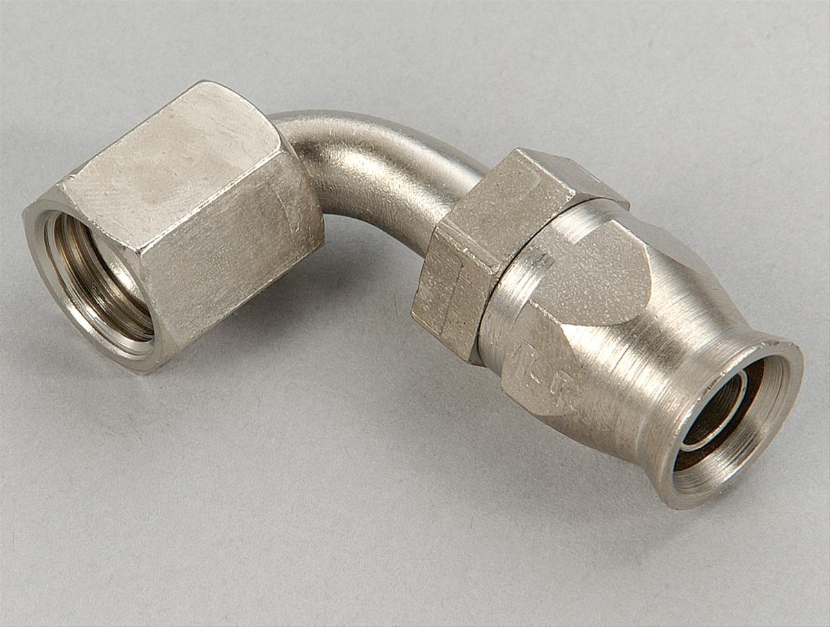 Slangeind voor stuurbekrachtigingsslang - haaks