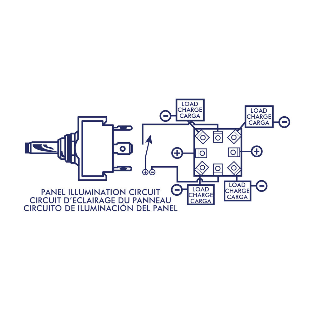 Switch, Toggle On-Off-On DPDT