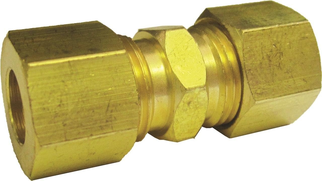 Snijringkoppeling 3/16x3/16 Recht - Messing Snijringkoppeling 3/16x3/16 Recht - Messing