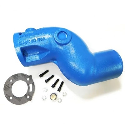 Foto van Crusader Elbow 4"outlet for Log Style mfd