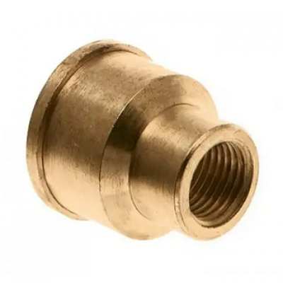 Foto van Verloopsok 1/2"x1/4" - Messing