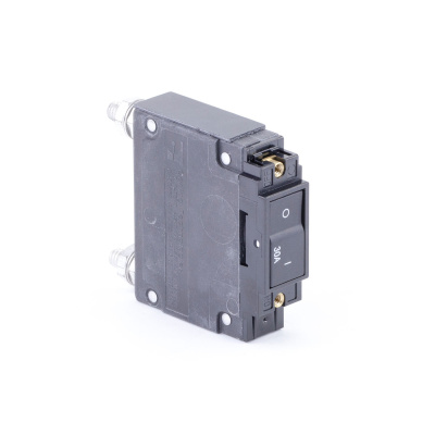 Circuit Breaker, Rocker, Flat, Single Pole, 30A Foto van Circuit Breaker, Rocker, Flat, Single Pole, 30A