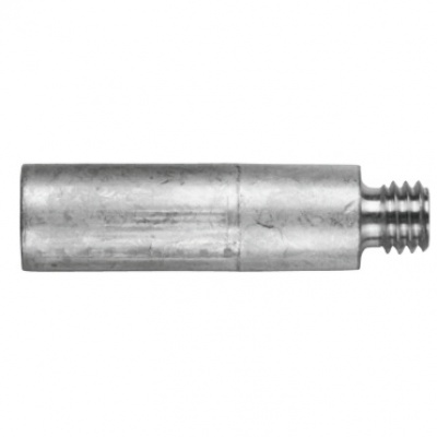 Foto van Yanmar pencil anode Ø16x50 with brass plug - Zinc