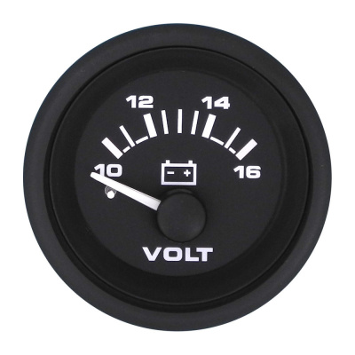 Foto van Voltmeter, Black Premier Pro 2", 8-18 VDC