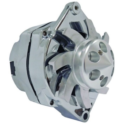 Foto van Dynamo 12 V-100A CW, 1-V poelie, 1-draads Chroom