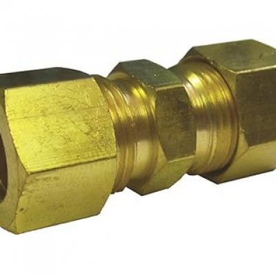 Foto van Snijringkoppeling 3/8x3/8 Recht - Messing