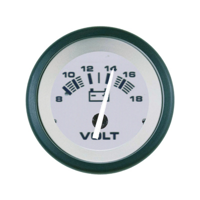Voltmeter, Driftwood 2", 8-18 VDC Foto van Voltmeter, Driftwood 2", 8-18 VDC