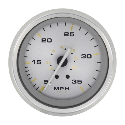 Speedo Kit, Gold Sterling 3" 35 mph Foto van Speedo Kit, Gold Sterling 3" 35 mph