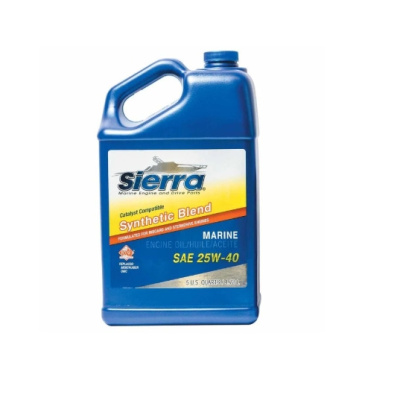 Synthetic Blend Merc Sterndrive EngineOil 5Qt Foto van Synthetic Blend Merc Sterndrive EngineOil 5Qt