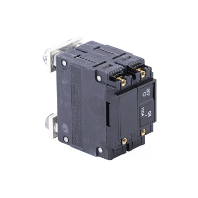 Circuit Breaker, Rocker, Flat, Double Pole, 150A Foto van Circuit Breaker, Rocker, Flat, Double Pole, 150A