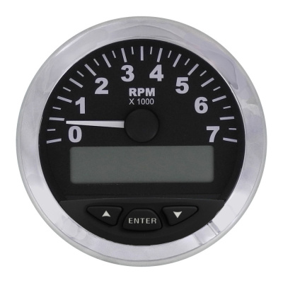Tachometer With LCD, 7000 Rpm Nema 2000 Foto van Tachometer With LCD, 7000 Rpm Nema 2000