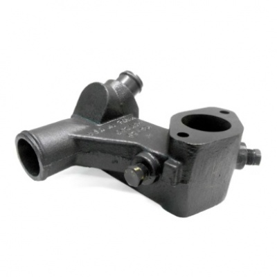 Foto van Lower thermostat housing.