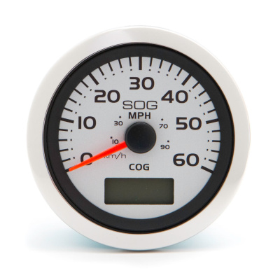 Speedo GPS, Argent Pro, 60 mph Foto van Speedo GPS, Argent Pro, 60 mph